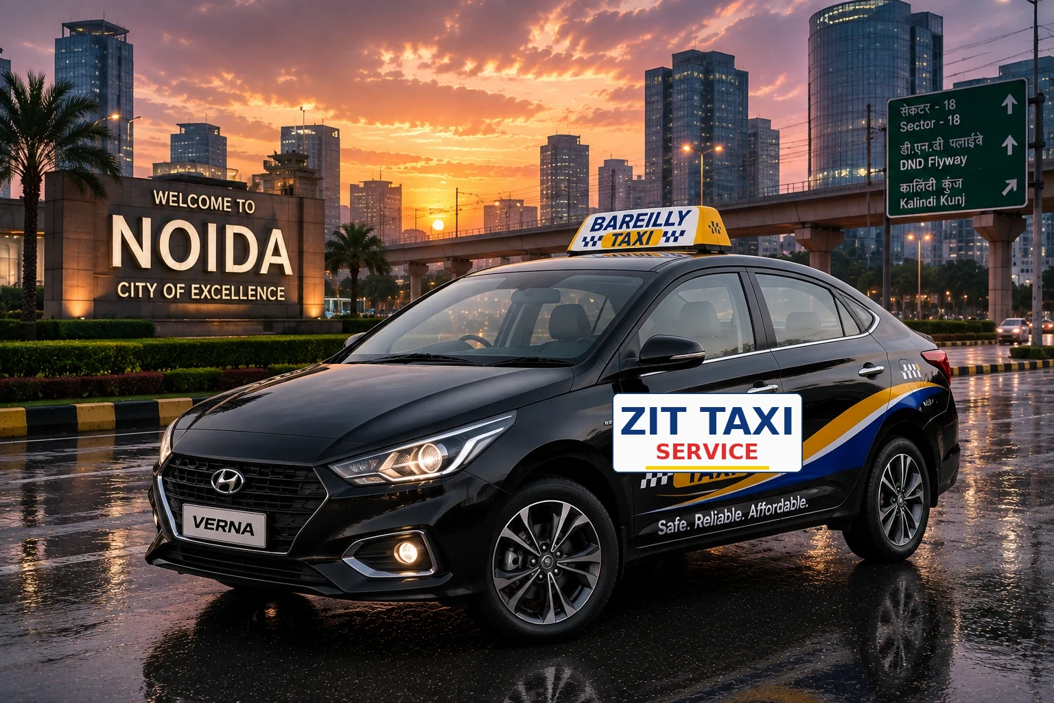 Hyundai Verna taxi in Noida