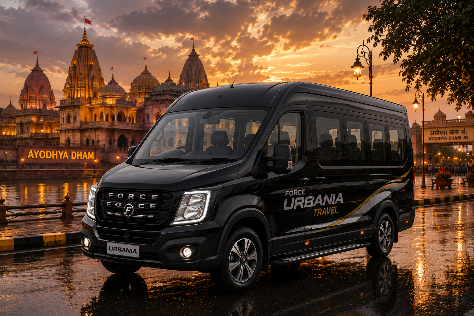 Force Urbania taxi in Bareilly